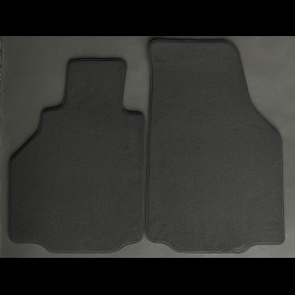 Floor Mats Porsche 986 Boxster/Cayman except 1999 and 2003 Anthracite Grey - LUXE Quality - with piping