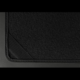 Floor Mats Porsche 993 Coupe & Cabrio Black - LUXE Quality - with piping