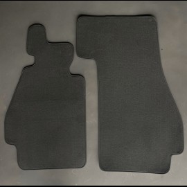 Floor Mats Porsche 356 Anthracite Grey - PREMIUM Quality - with piping