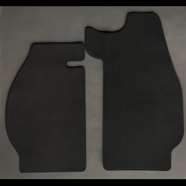 Floor Mats Porsche 911 Type F 1963-1973 Black - LUXE Quality - with piping