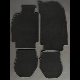 Floor Mats Porsche 993 Targa Black - PREMIUM Quality