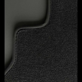 Fußmatten Porsche 996 mit Bose system Schwarz - LUXE Qualität - mit Keder