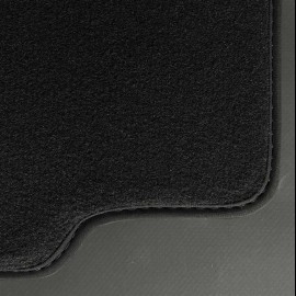 Floor Mats Porsche Porsche 996 without Bose system Black - LUXE Quality - with piping