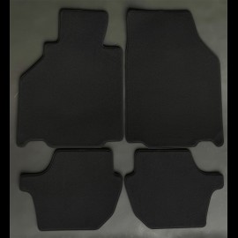 Fußmatten Porsche 996 ohne Bose System Schwarz - PREMIUM Qualität - mit Keder
