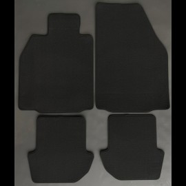 Floor Mats Porsche 997 without Bose system Black - PREMIUM Quality - with piping