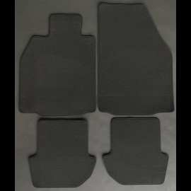 Floor Mats Porsche 997 without Bose system Anthracite Grey - LUXE Quality - with piping