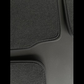 Fußmatten Porsche 997 ohne Bose system Anthrazitgrau - LUXE Qualität - mit Keder