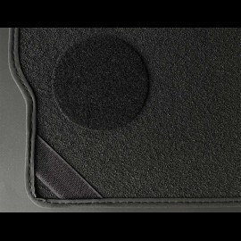 Fußmatten Porsche 997 ohne Bose system Anthrazitgrau - LUXE Qualität - mit Keder