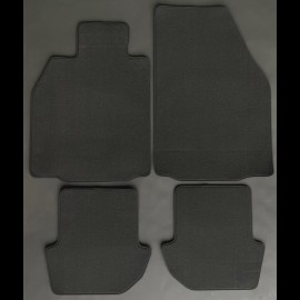 Floor Mats Porsche 997 without Bose system Anthracite Grey - PREMIUM Quality - with piping