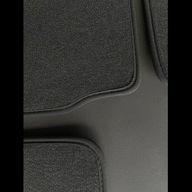 Fußmatten Porsche 997 ohne Bose System Anthrazitgrau - PREMIUM Qualität - mit Keder
