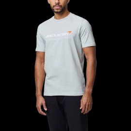 T-shirt McLaren F1 Team Norris Piastri Core Essential Storm grey - men