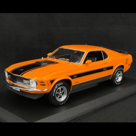 Ford Mustang Mach 1 1970 Orange / Schwarz 1/18 Maisto 31453O
