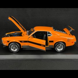 Ford Mustang Mach 1 1970 Orange / Black 1/18 Maisto 31453O