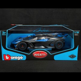 Bugatti Bolide W16 2021 Frankreich Blau / Schwarz 1/18 Bburago 11047B