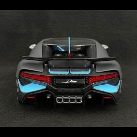 Bugatti Divo 2018 Matt Grey / Light Blue 1/18 Bburago 11045