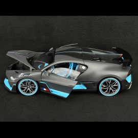 Bugatti Divo 2018 Mattegrau / Hellblau 1/18 Bburago 11045