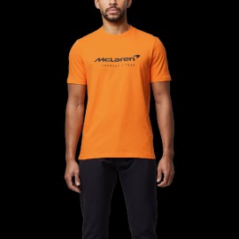 T-shirt McLaren F1 Team Norris Piastri Core Essential Papaya Orange - Herren