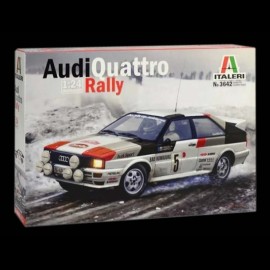 Kit Audi Quattro Rallye Monte Carlo 1981 Hannu Mikkola 1/24 Italeri 3642