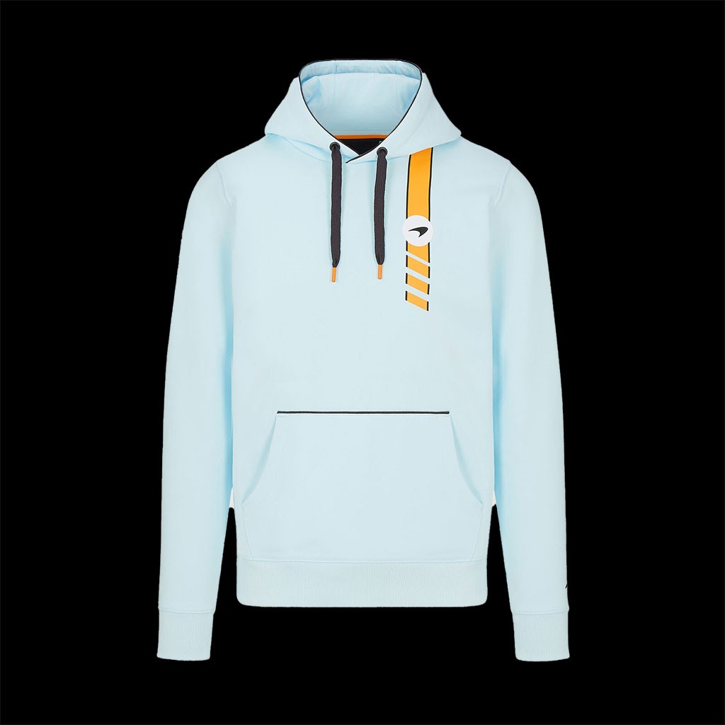 Sweatshirt McLaren Gulf Hoodie mit Kapuze Gulfblau / Orange  