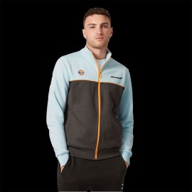 McLaren Gulf Softshell Jacket Black / Gulf Blue / Orange - man