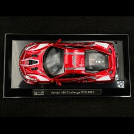 Ferrari 488 Challenge Evo Racing 2020 Red Rosso Corsa 1/43 Bburago 36309