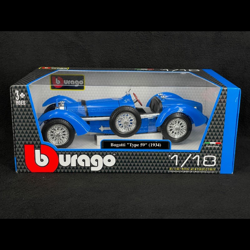 Bburago - BBurago Voiture de collection en métal 1/18 Bugatti type