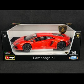 Lamborghini Aventador LP700-4 2012 Atlas Orange 1/18 Bburago 11033