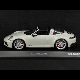 Porsche 911 Targa 4 GTS 2021 typ 992 Kreide Grau 1/18 Minichamps 155061064