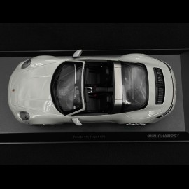 Porsche 911 Targa 4 GTS 2021 typ 992 Kreide Grau 1/18 Minichamps 155061064