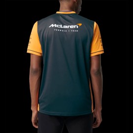 T-shirt McLaren F1 Team Norris Piastri Set Up Papaya Orange / Anthracite Grey TM0823 - men