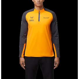 Sweater McLaren F1 Team Norris Piastri Midlayer Papaya Orange / Anthracite Grey TM0880 - men