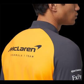 Pullover McLaren F1 Team Norris Piastri Midlayer Papaya Orange / Anthrazitgrau TM0880 - herren