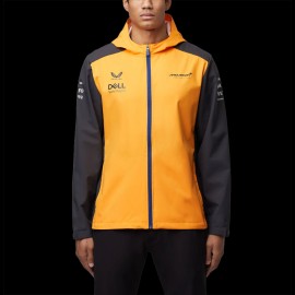 Jacket McLaren F1 Team Norris Piastri Rain Jacket Papaya Orange / Anthracite Grey TM0826 - men