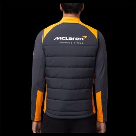 Jacke McLaren F1 Team Norris Piastri Ärmellose Jacke Anthrazitgrau / Papaya Orange TM0825 - herren