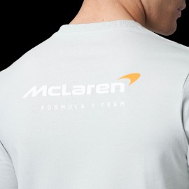 T-shirt McLaren F1 Team Norris Piastri Core Essentials Emblem Storm grey - men