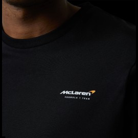 T-shirt McLaren F1 Team Norris Piastri Monaco Slogan Scwharz TM1465 - herren