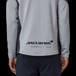 McLaren jacket F1 Team Norris Piastri Hoodie Full Zip Grey - men