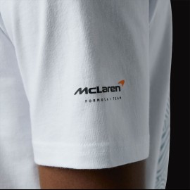 T-shirt McLaren F1 Team Norris Piastri Monaco Graphic White TM1458 - men