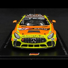 Mercedes-AMG GT4 n° 34 24h Nürburgring 2021 Schnitzelalm Racing 1/43 Spark SG766