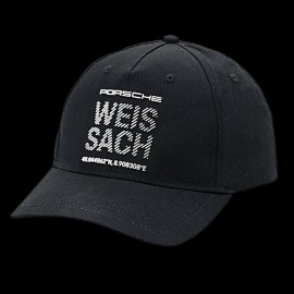 Porsche Cap Weissach Design Baseball Schwarz / Weiß WAP6700010PESS