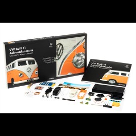 Volkswagen Advent calendar VW Bulli T1 white / orange 1963 1/43 4019631551344