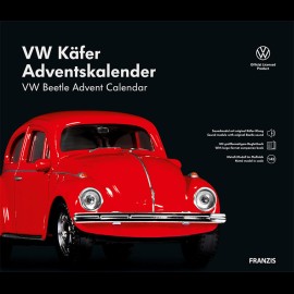 Volkswagen Advent calendar VW Beetle red 1970 1/43 Franzis 55255