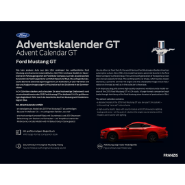 Ford Mustang GT Advent calendar 2015 Race Red 1/24 55111