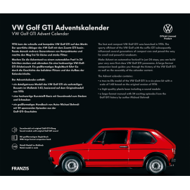 Volkswagen Advent calendar VW Golf I GTI 1976 Red 1/43 55102