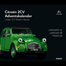 Citroën 2CV Advent calendar green 1/38 55154