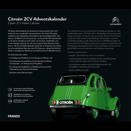 Citroën 2CV Advent calendar green 1/38 55154