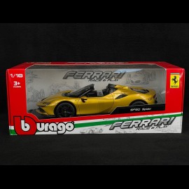 Ferrari SF90 Spider 2019 Modena Yellow 1/18 Bburago 16016