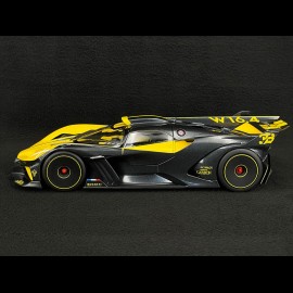 Bugatti Bolide W16 2021 Yellow / Black 1/18 Bburago 11047Y