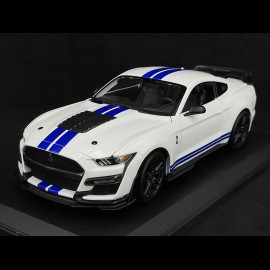 Ford Mustang Shelby GT 500 2020 Weiß / Blau 1/18 Maisto 31452