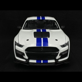 Ford Mustang Shelby GT 500 2020 Weiß / Blau 1/18 Maisto 31452